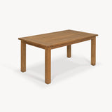 St Mawes Dining Table 6 Seater - Teak, Natural Dining Tables - Bokel Home
