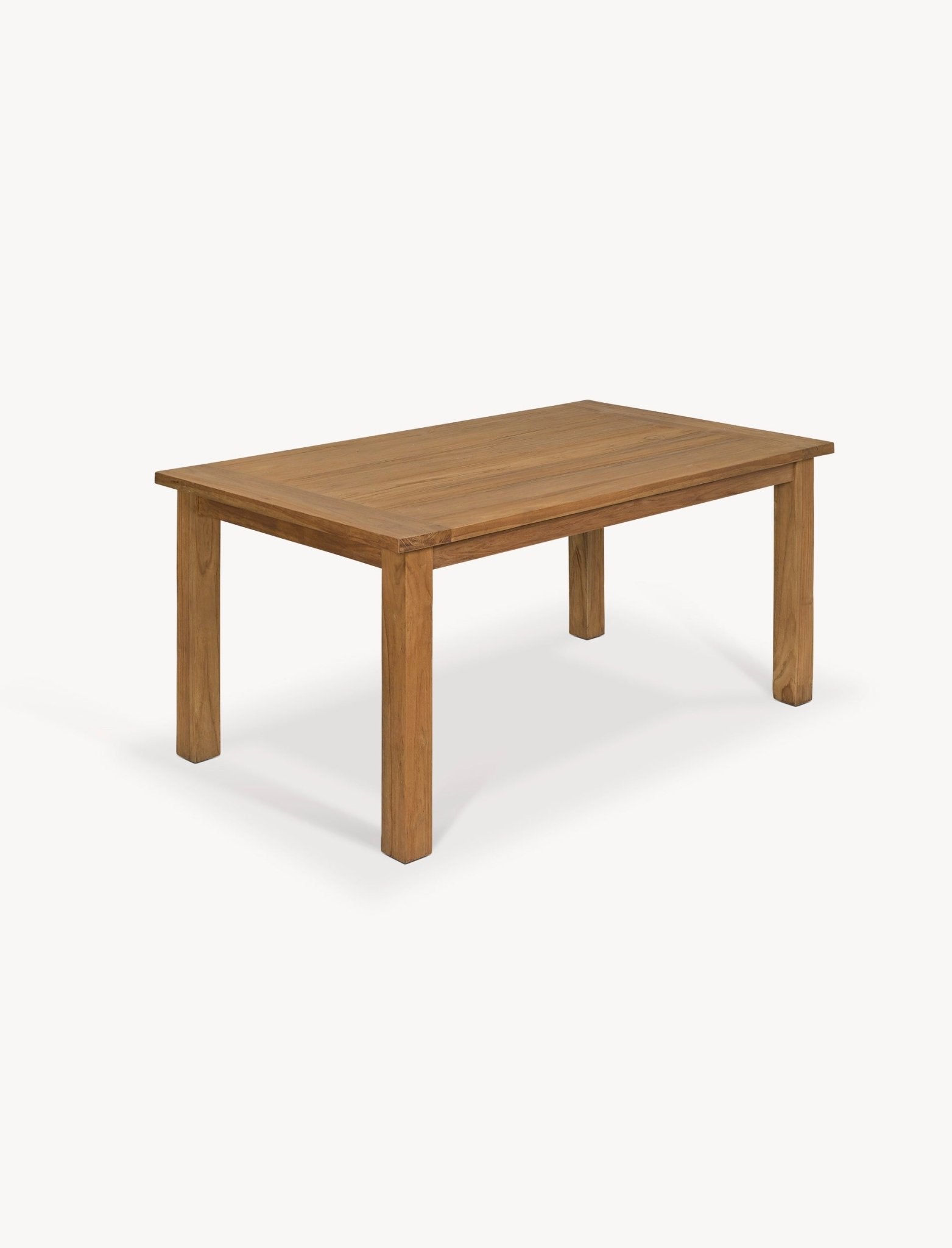 St Mawes Dining Table 6 Seater - Teak, Natural Dining Tables - Bokel Home