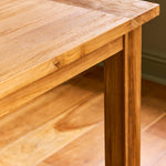 St Mawes Dining Table 6 Seater - Teak, Natural Dining Tables - Bokel Home