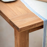 St Mawes Dining Table 6 Seater - Teak, Natural Dining Tables - Bokel Home