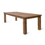 St Mawes Dining Table 8 Seater - Teak, Natural Dining Tables - Bokel Home