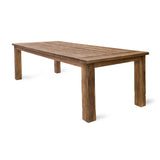 St Mawes Dining Table 8 Seater - Teak, Natural Dining Tables - Bokel Home
