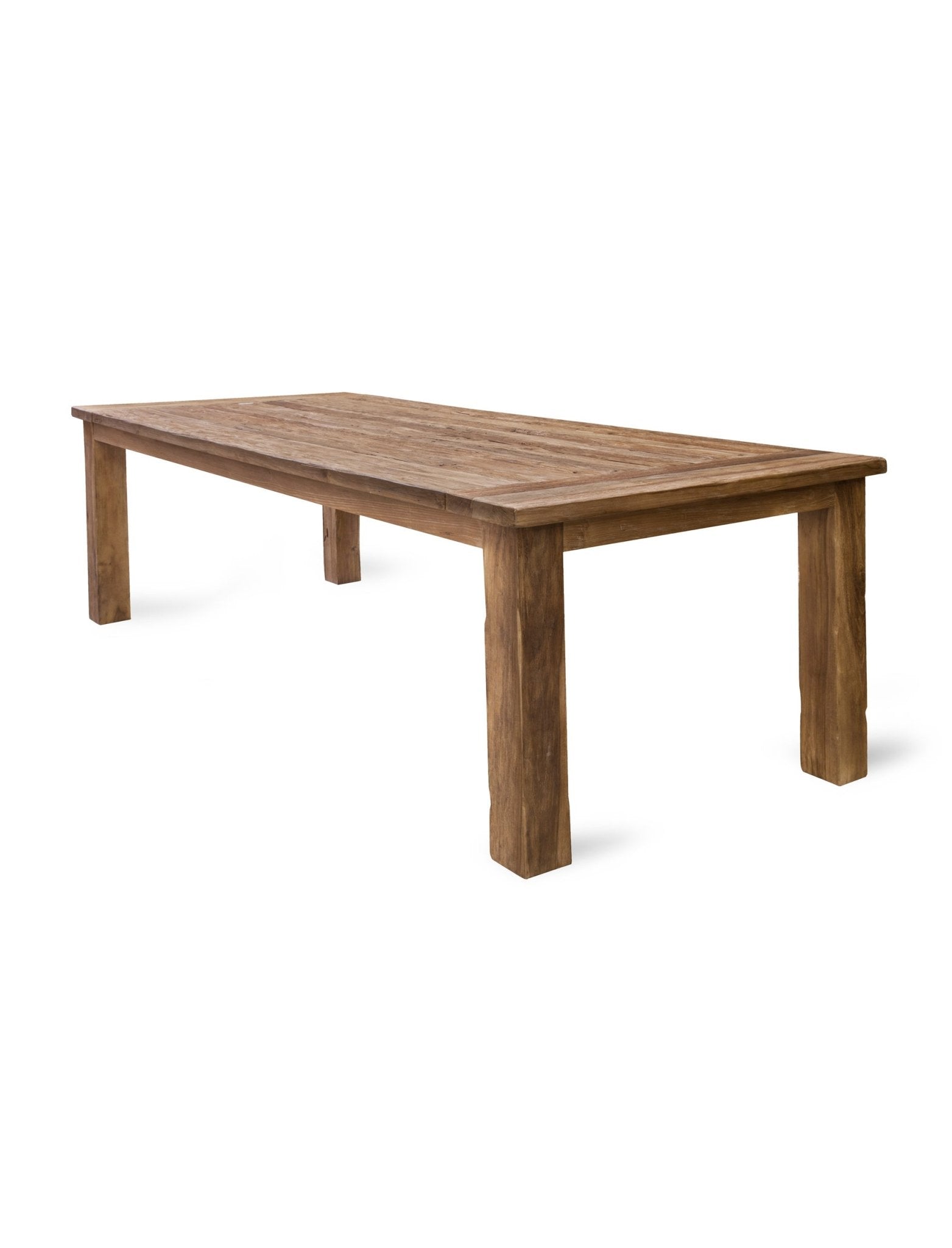 St Mawes Dining Table 8 Seater - Teak, Natural Dining Tables - Bokel Home