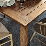 St Mawes Dining Table 8 Seater - Teak, Natural Dining Tables - Bokel Home