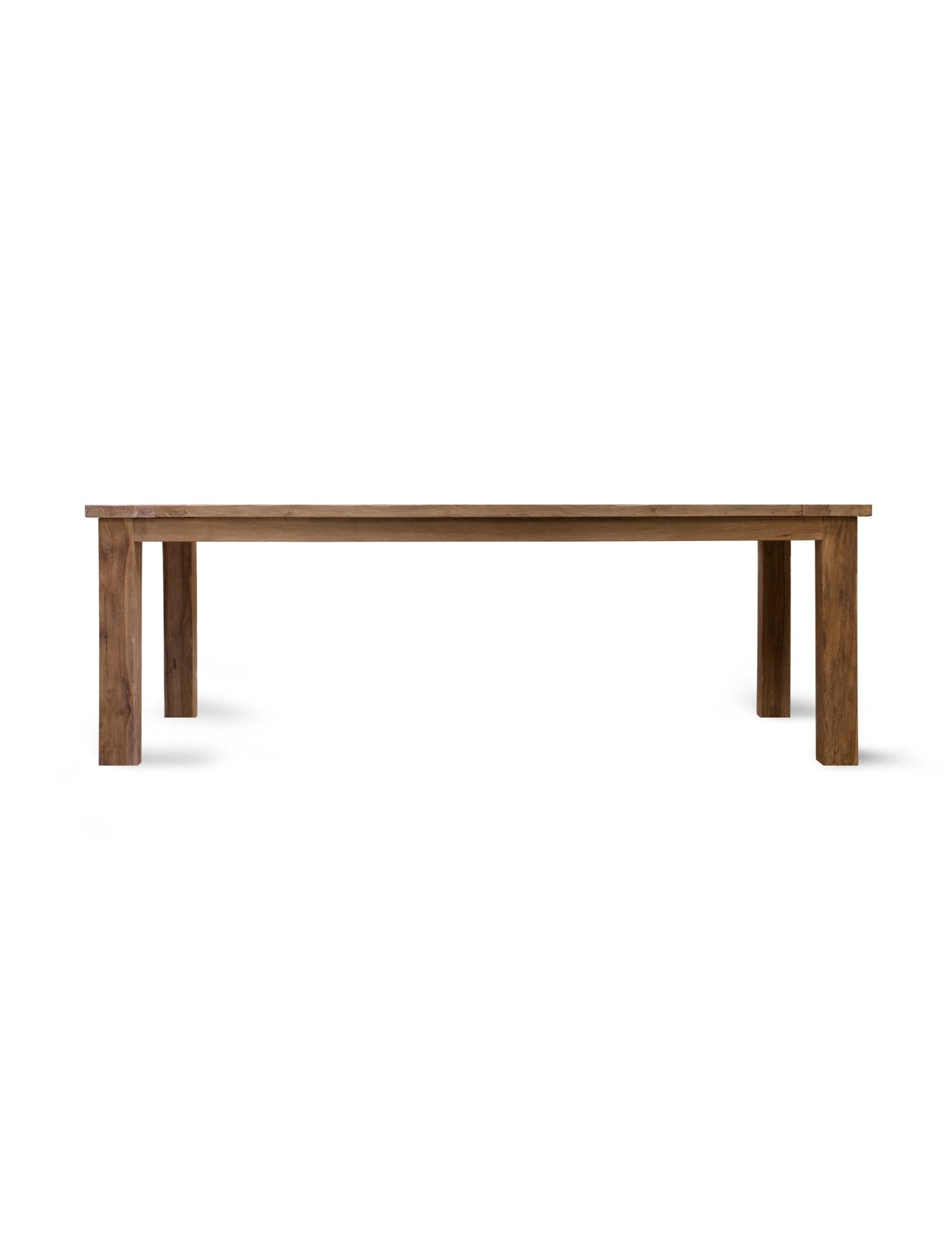 St Mawes Refectory Table 10 Seater - Teak, Natural Dining Tables - Bokel Home