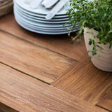 St Mawes Refectory Table 10 Seater - Teak, Natural Dining Tables - Bokel Home
