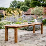 St Mawes Refectory Table 10 Seater - Teak, Natural Dining Tables - Bokel Home