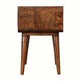 Wellner 1 Drawer Bedside Table - Chestnut Bedside Tables - Bokel Home