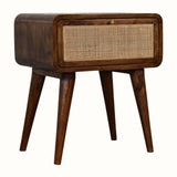 Wellner 1 Drawer Bedside Table, Medium - Chestnut Bedside Tables - Bokel Home