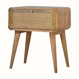 Wellner 1 Drawer Bedside Table, Medium - Natural Bedside Tables - Bokel Home