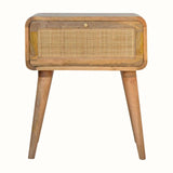 Wellner 1 Drawer Bedside Table, Medium - Natural Bedside Tables - Bokel Home