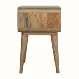 Wellner 1 Drawer Bedside Table, Medium - Natural Bedside Tables - Bokel Home