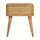 Wellner 1 Drawer Bedside Table, Medium - Natural Bedside Tables - Bokel Home