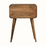 Wellner 1 Drawer Bedside Table, Small - Natural Bedside Tables - Bokel Home
