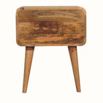 Wellner Cane Bedside Table with 2 Drawers, Medium - Natural Bedside Tables - Bokel Home