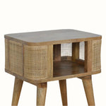 Wellner Open Bedside Table - Natural Bedside Tables - Bokel Home