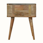 Wellner Open Bedside Table - Natural Bedside Tables - Bokel Home