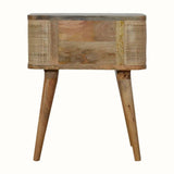Wellner Open Bedside Table, Small - Natural Bedside Tables - Bokel Home