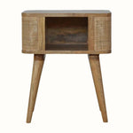 Wellner Open Bedside Table, Small - Natural Bedside Tables - Bokel Home