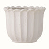White Chaca Flowerpot Planters - Bokel Home