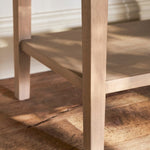Widcombe Side Table With Drawer - Bayur Wood, Natural Bedside Tables - Bokel Home