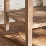 Widcombe Side Table With Drawer - Bayur Wood, Natural Bedside Tables - Bokel Home