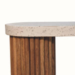Wilk Coffee Table - Natural/Terrazzo Coffee Tables - Bokel Home