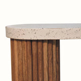 Wilk Coffee Table - Natural/Terrazzo Coffee Tables - Bokel Home