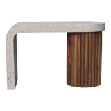 Wilk Coffee Table - Natural/Terrazzo Coffee Tables - Bokel Home