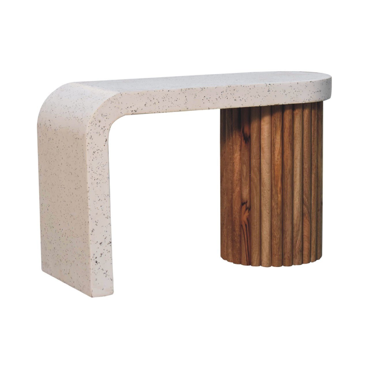 Wilk Coffee Table - Natural/Terrazzo Coffee Tables - Bokel Home