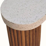 Wilk Coffee Table - Natural/Terrazzo Coffee Tables - Bokel Home