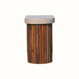 Wilk Coffee Table - Natural/Terrazzo Coffee Tables - Bokel Home