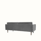 Broste Wind 2 Seater Sofa - Drizzle Grey Velvet